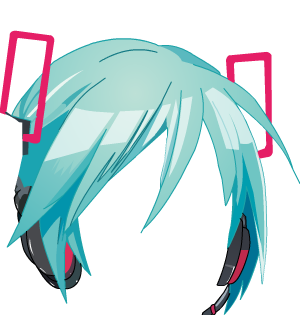 Miku Anime Waifu Locks