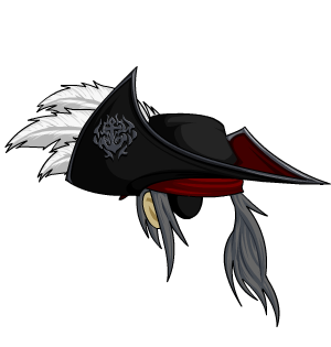 Dread Captain's Patched Tricorn + Locks