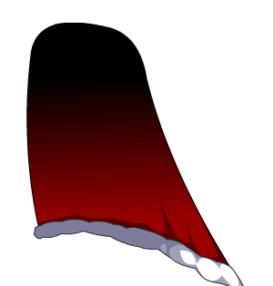 Flared Jolly Prismatic Furred Cape