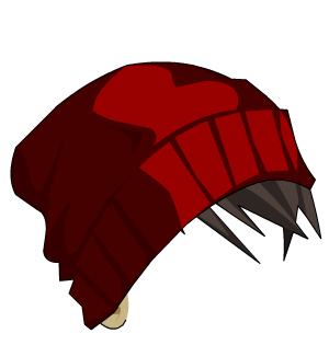 Jolly Prismatic Woolen Cap + Bangs