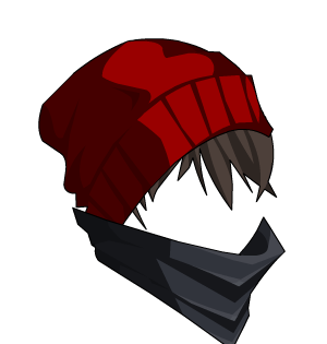 Jolly Prismatic Woolen Scarf + Bangs