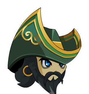 Emerald Yokai Pirate Hat