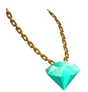 <b><font color='#66CCFF'>Blue Crystal Necklace</font></b>