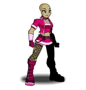 Pink Festive Punk Elf male