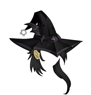 Shadow Pumpkin Witch's Hat