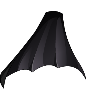 Shadow Pumpkin Witch's Cape