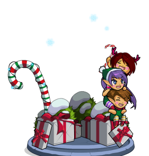 Holiday Gleeful Gift Elves Ground Rune