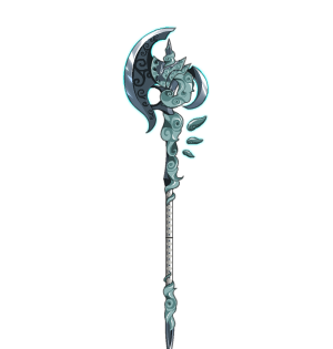 Platinum Stormbringer Halberd