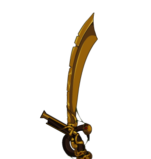 Shipwrecked Captain's Pistol + Cutlass