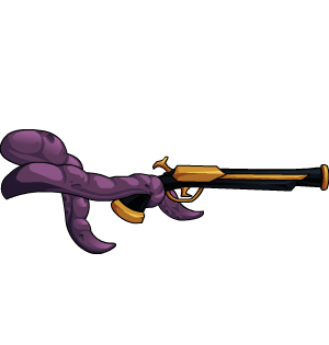 Tentacle-Wrapped Pistol