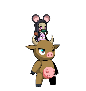 Chibi Nezuko-Ox Pet