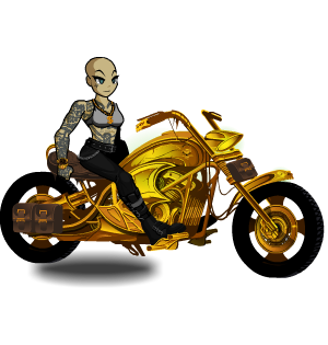 Golden Gangsta Biker male