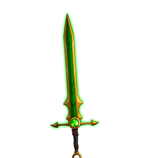 Ornate Emerald Blades