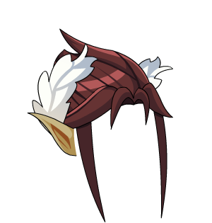 Golden Pisces Feathered Hair