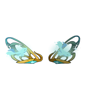 Golden Pisces Cradle Wings