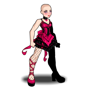 Gothic Doll Outfit male