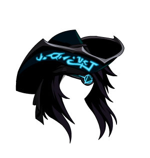 Dark Caster Pirate Captain's Hat + Eyepatch