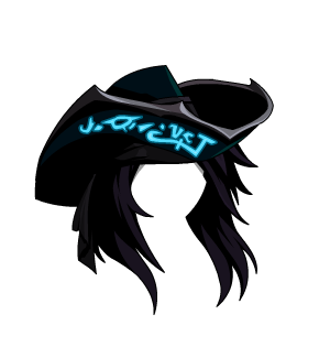 Dark Caster Pirate Captain's Hat + Locks