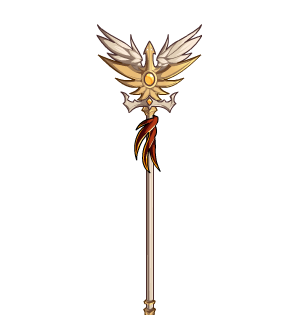 Winged Suzaku Staff