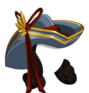 Paladin Pirate Captain's Tricorn + Locks
