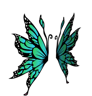 Emerald Mariposa Wings